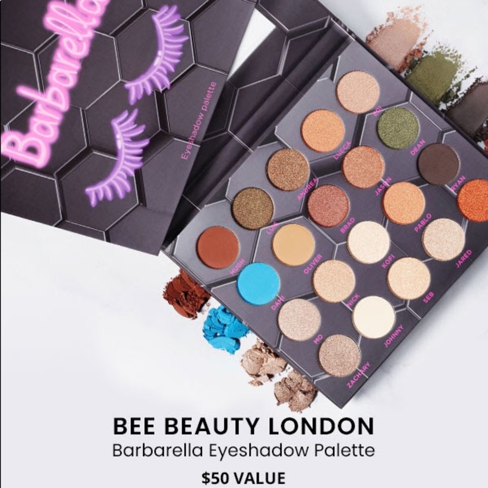 BeeBeauty London Barbarella Eyeshadow Palette
